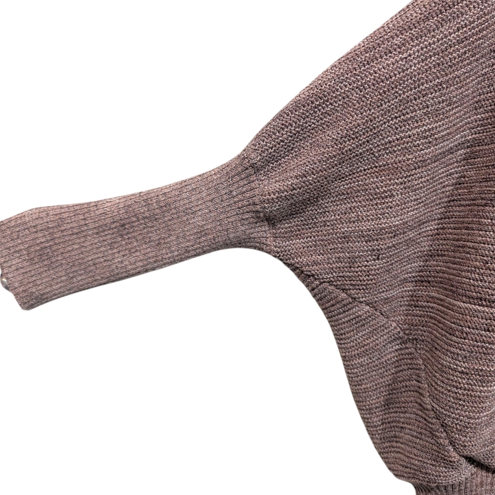 Prana Women's Cloud Blush Deep V Back Coronet Sweater Travel Slouchy (M) - Picture 5 of 8